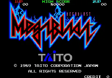 Mega Blast (Japan) screen shot title